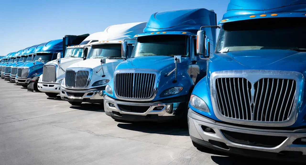 A logistics operations dashboard tracking shipments in real time.